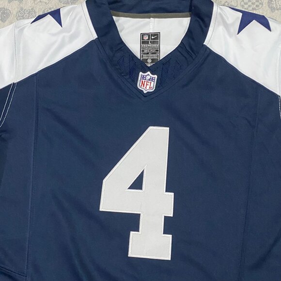 Nike Dallas Cowboys Prescott No.4 Navy Jersey - Picture 2 of 7